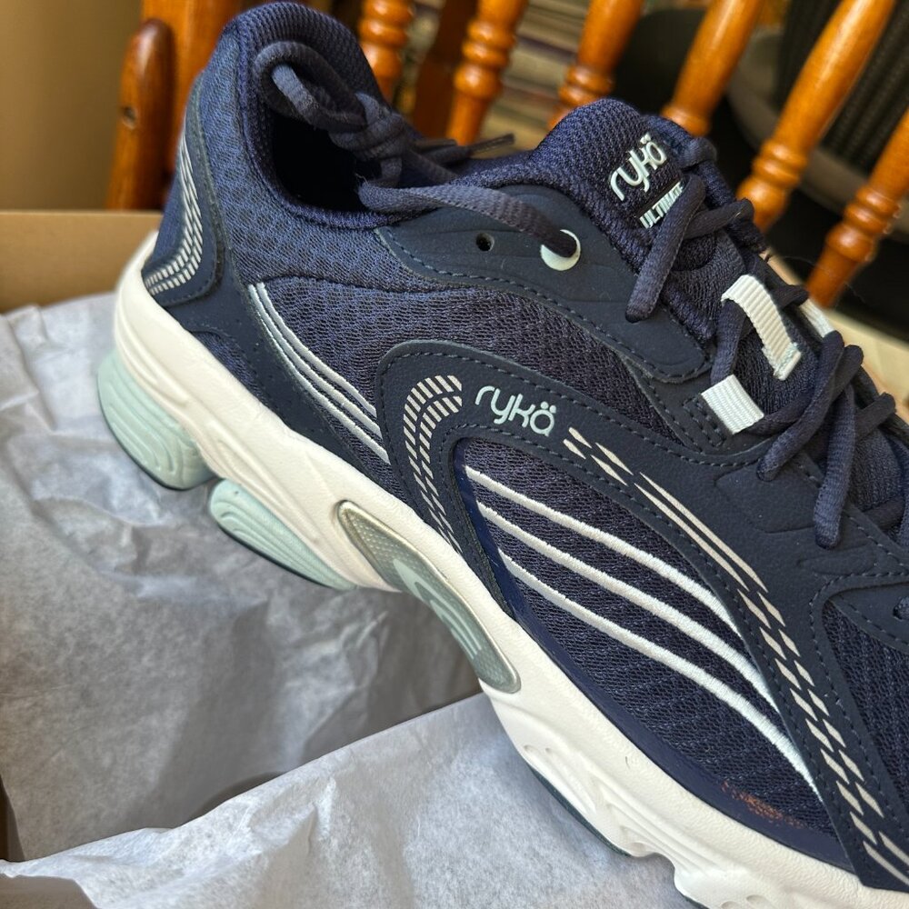 Ryka Womens Running Athletic Shoes, Navy and White, NIB, 11M - Picture 9 of 13